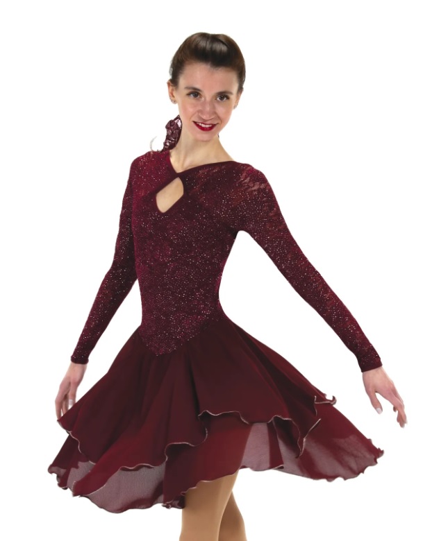 Ｊ－２０３　ドリームタイム・ダンス・ドレス　ワイン　１３号