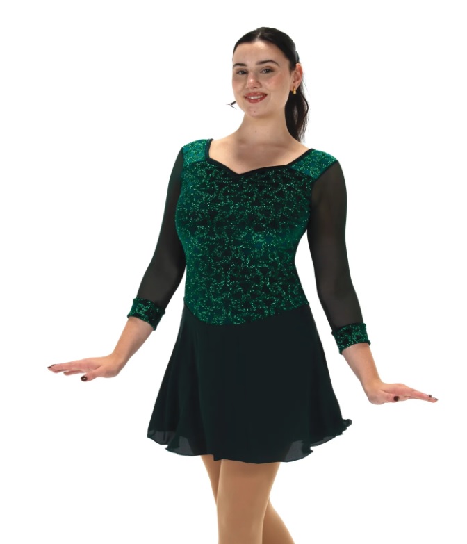 Ｊ－５７２　シーン・オブ・グリーン・ドレス　　Ｘ－Ｌａｒｇｅ（１３号）