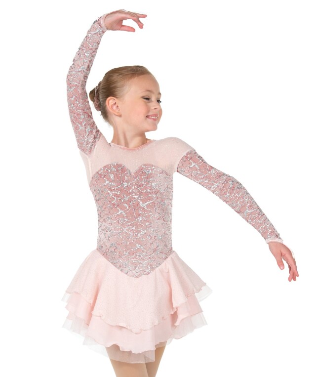 Ｊ－６２２　バレエ・スリッパ ・ドレス　１０－１２（１４０ｃｍ）