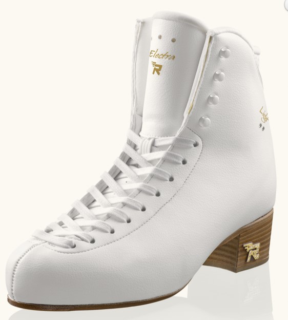 エレクトラ ライト 靴のみ 白 初級～6級用 ICE SPACE NET 