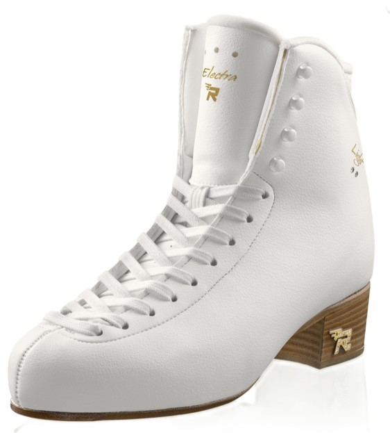 ガラスのお靴 エレクトラ ライト 靴のみ 白 初級～6級用 ICE SPACE