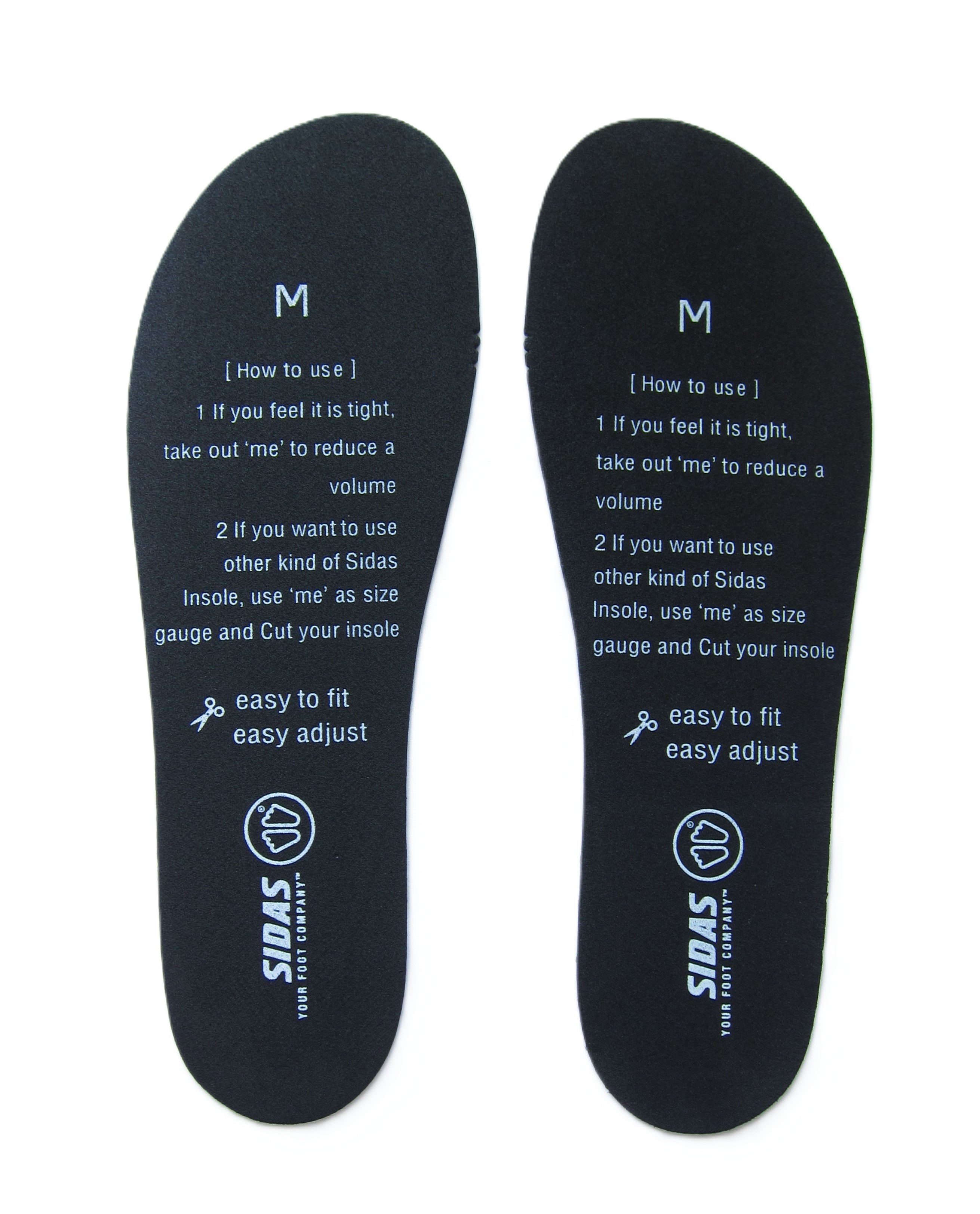 SIDAS ボリューム・レデューサー（サイズ調整用 中敷き）Mサイズ