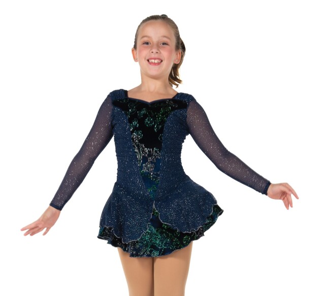 Ｊ－１５０　ウエービー・ネイビー ブルー・ドレス　１２－１４（１５０ｃｍ）