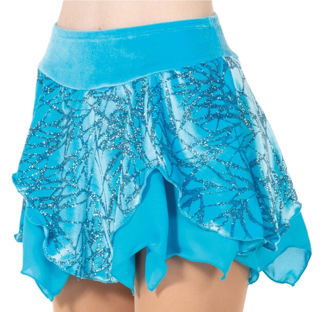 １０％オフ！　Ｊ３０３　ペタル・スカート　スカイブルー　７号