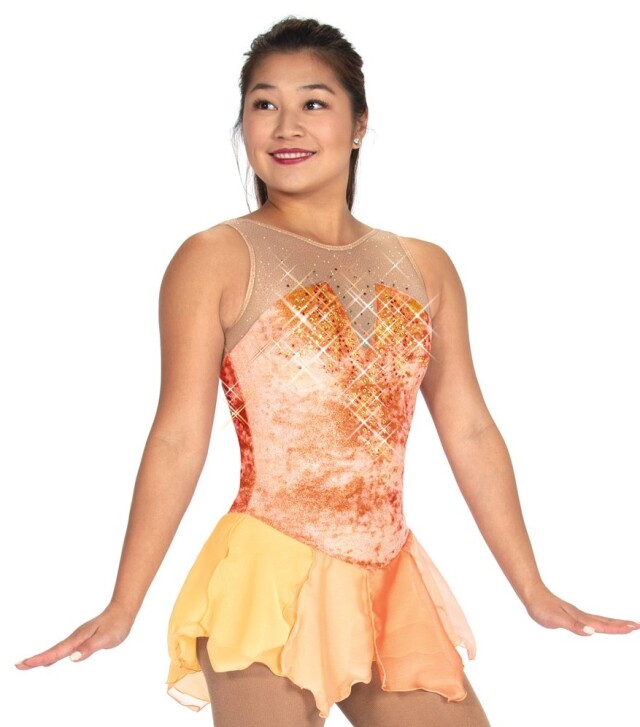 ささ　イリオスローズドレス　オレンジ SACHIKO TSUTSUI ST-0014 Orange ST-0014 Orange｜カラードレス