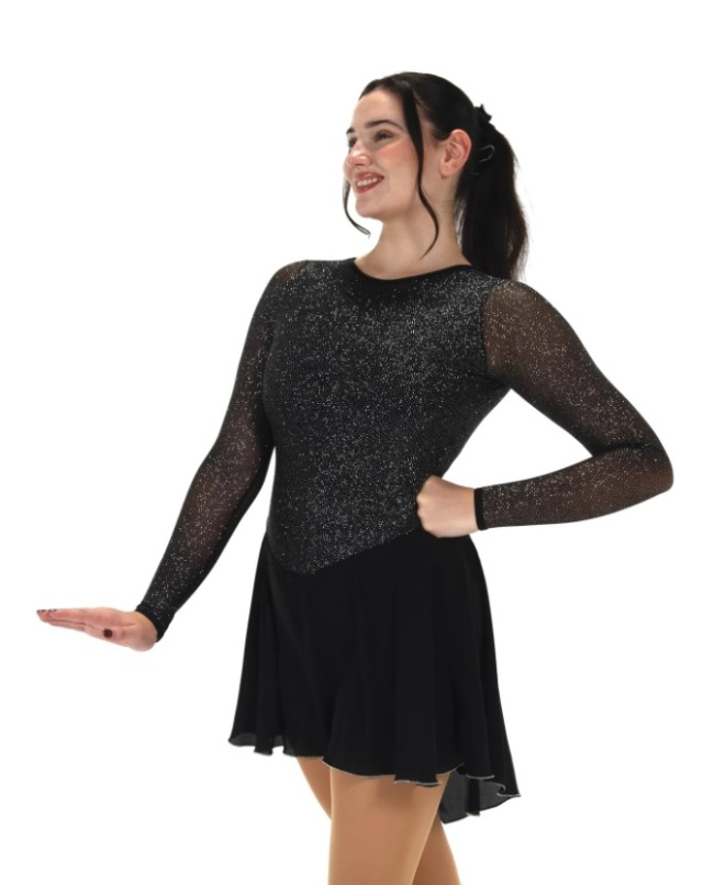 Ｊ－５６９　シルバー・ダスト・ドレス　ブラック　９号・１１号・１３号