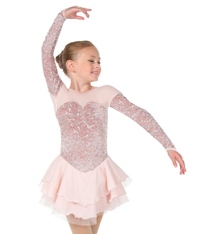 Ｊ－６２２　バレエ・スリッパ ・ドレス　１０－１２（１４０ｃｍ）