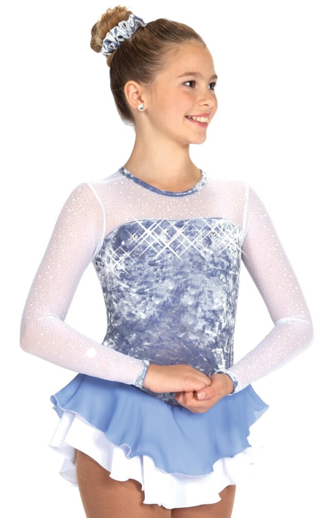 ２０％オフ！Ｊ－６７３　フロスト・エアー・ドレス　フロストブルー　６－８（１２０ｃｍ）