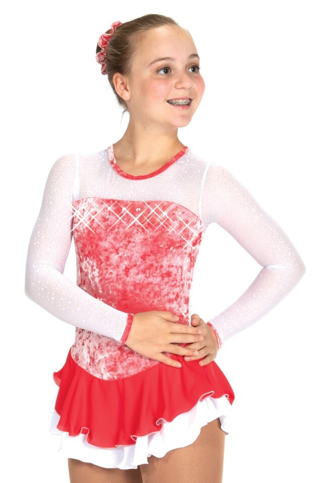 ２０％オフ！Ｊ－６７３　フロスト・エアー・ドレス　スノウチェリー　１０－１２（１４０ｃｍ）