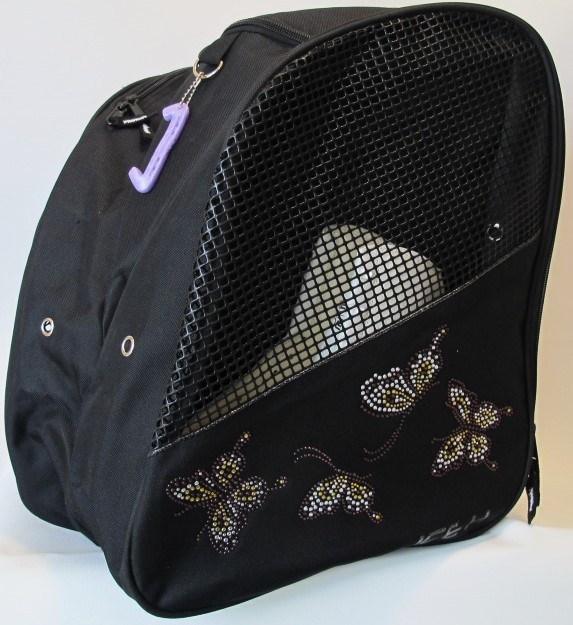 ＩＣＥＨ－０５ 　スケートバッグ　４．４　パピヨン（ストーン付き）