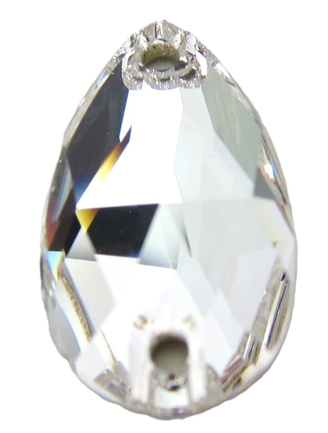 ＳＳ－３２３０ＣＢ　ダイヤストーン・ドロップ大・（縫い付けタイプ）クリスタル