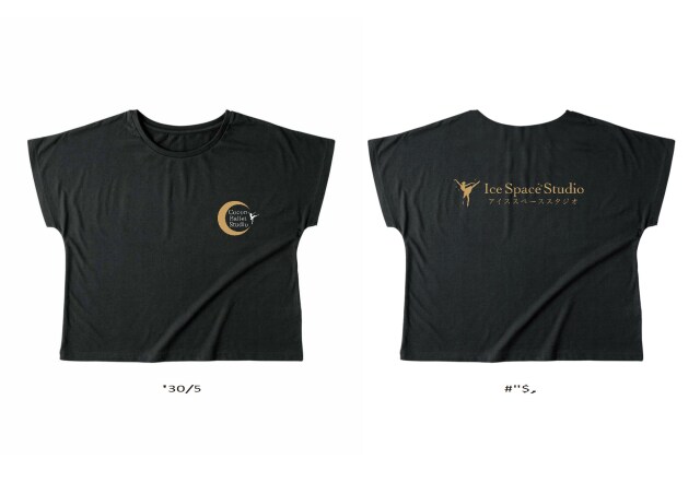 アイススペース・スタジオ＆Coconバレエ　オリジナル　ドルマンＴシャツ　２色