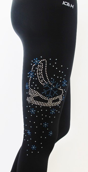 ＩＣＥ－Ｈ－０１－５．３　スケート・パンツ・オーバーヒール　スケート靴＆スノウ　ブルーストーン　１４０ｃｍ