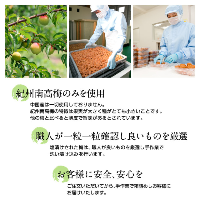 梅干しの一冨士】はちみつ梅 塩分8% 300g