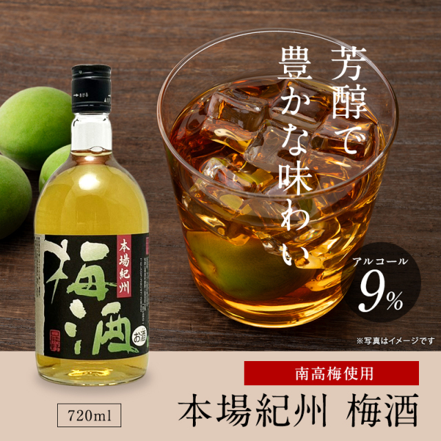 梅酒 720ml 10% 12本 梅干しの一冨士】梅酒 本場紀州梅酒 720ml アルコール度数9％ お酒