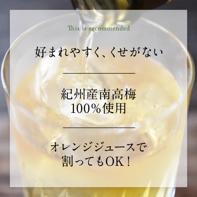 梅酒,お酒,うめしゅ,ウメシュ,紀州南高梅使用,プラム食品