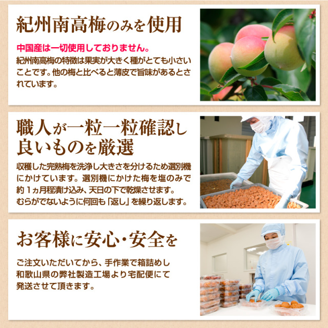 梅干しの一冨士】お試しセット（40g×4）