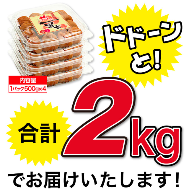 梅干し,紀州南高梅,お徳用,減塩,一冨士