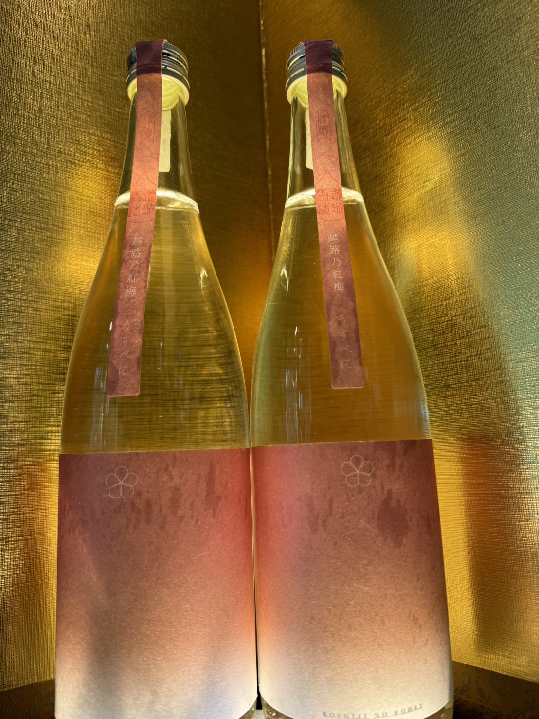 越路乃紅梅　うすべに無濾過生原酒　720ml