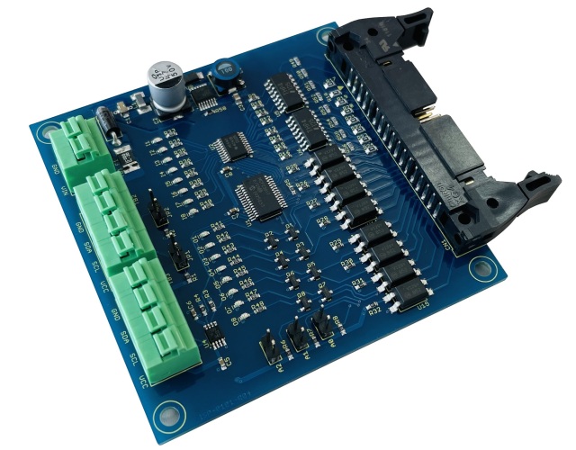 I2C接続絶縁デジタル入出力ボード