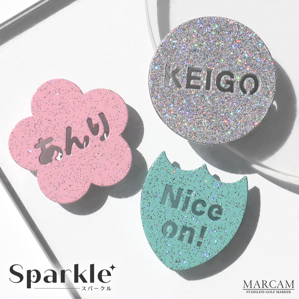 マーカム ゴルフマーカー MARCAM Sparkle / ラメがキラキラと