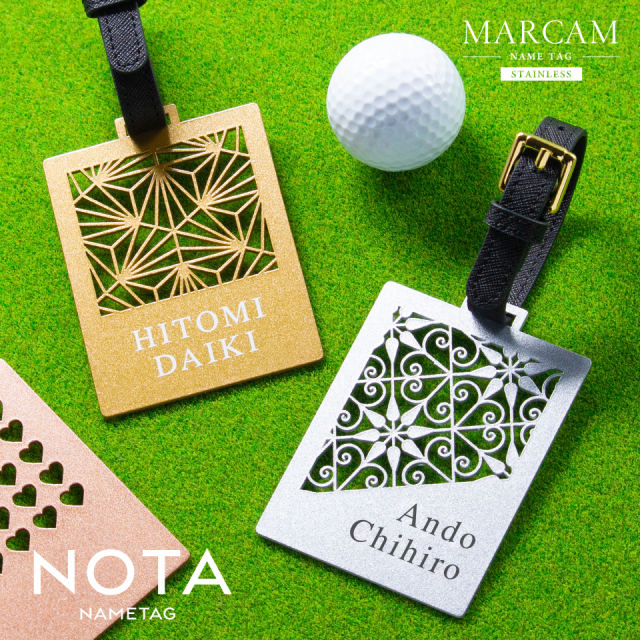 MARCAM NAMETAG NOTA / 名入れ対応ステンレスネームタグ