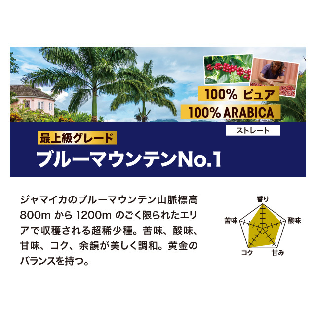 ギフトセット】2個入 ブルーマウンテンNo.1 (100%ピュア)・ハワイコナ