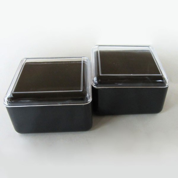 碁笥　収納便利　プラスチック角ケース（上蓋が透明で安価）2個セット