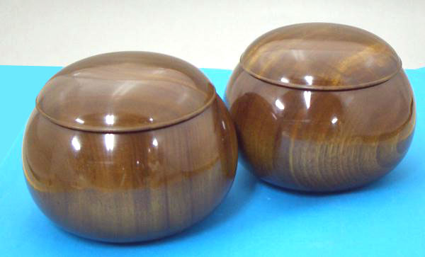 木製碁笥　楠(くす)超特大　40号