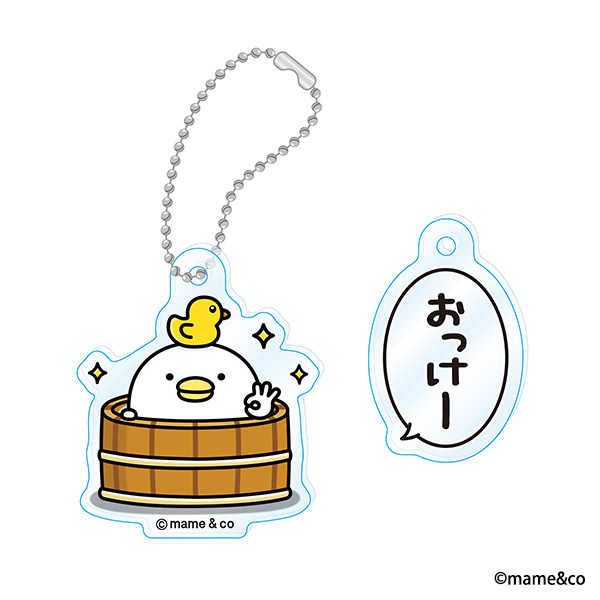 うるせぇトリ吹き出しアクリルキーホルダー　オッケー