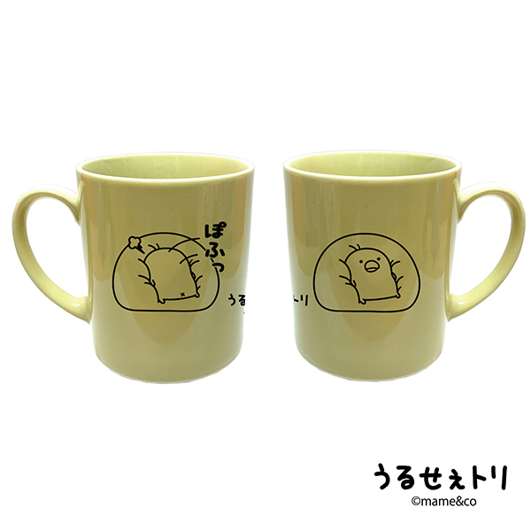 うるせぇトリ　カラーマグカップ（イエロー）4580004705041