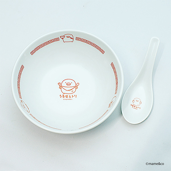 うるせぇトリ　ミニどんぶり＆れんげセット　