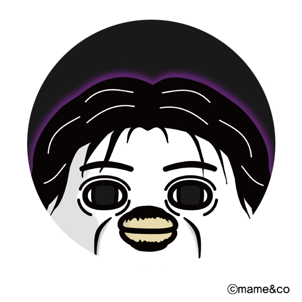 まめこーちゃんねる缶バッジA