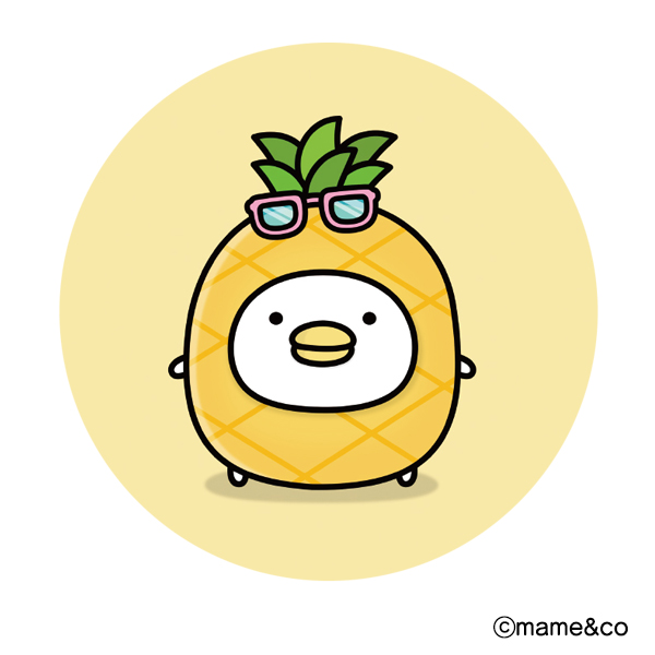 まめこーちゃんねる缶バッジB