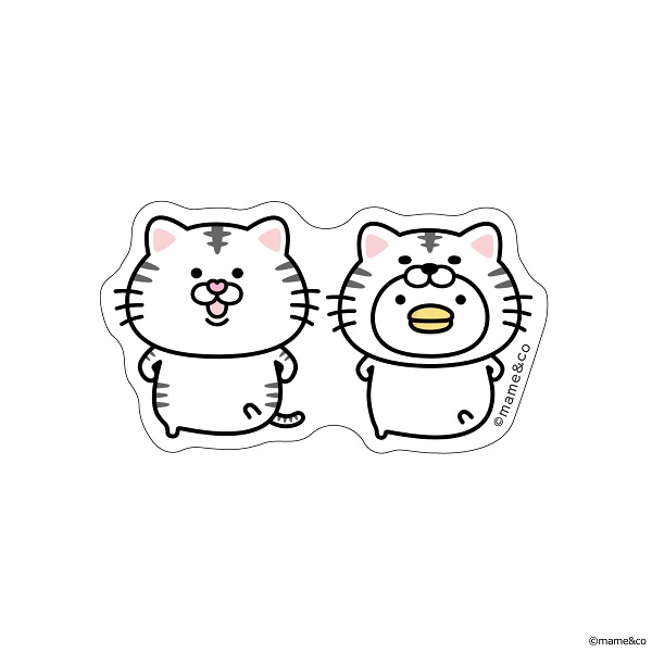 うるせぇトリ　東武動物公園限定　ダイカットステッカー　ホワイトタイガー