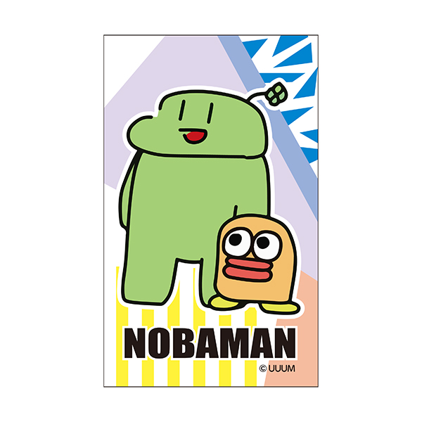 のばまんゲームス　ステッカー　Ｂいつもの二人ステッカー