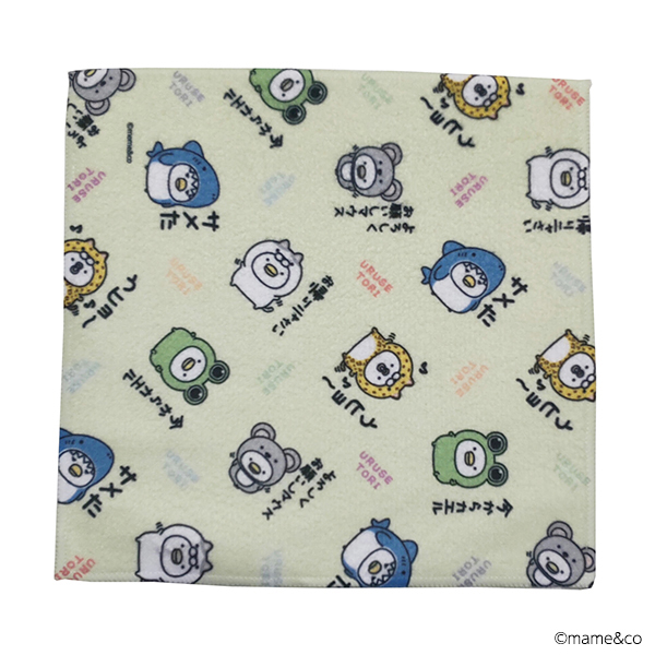 うるせぇトリ　ミニタオル総柄