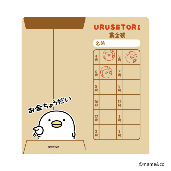 【予約受付】ＵＴ　チケットホルダー　うるせぇトリ　給料　２