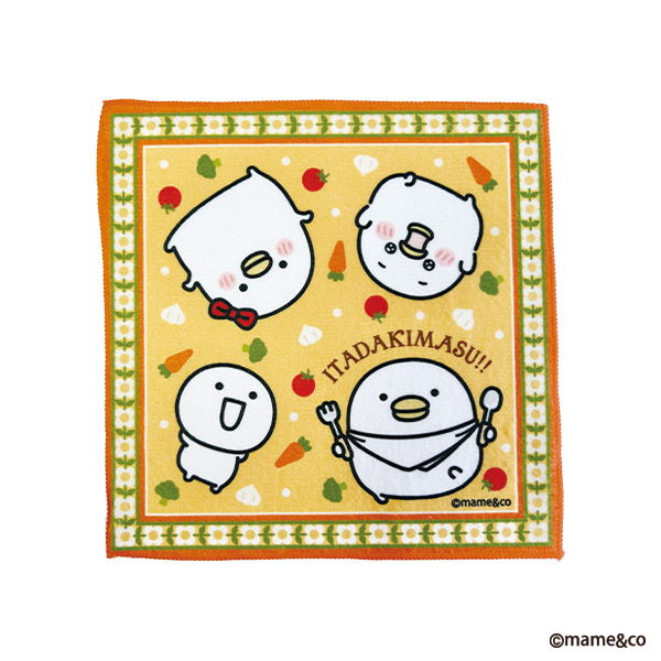 うるせぇトリ　ミニタオル（いただきます）