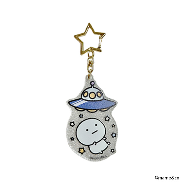 うるせぇトリ&まるいの　アクリルキーホルダー（UFO）