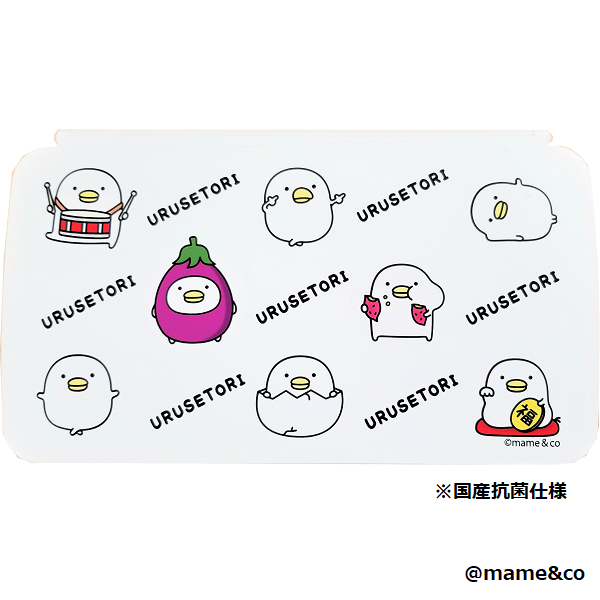 うるせぇトリ　ミラー付マスクケース（国産抗菌仕様）