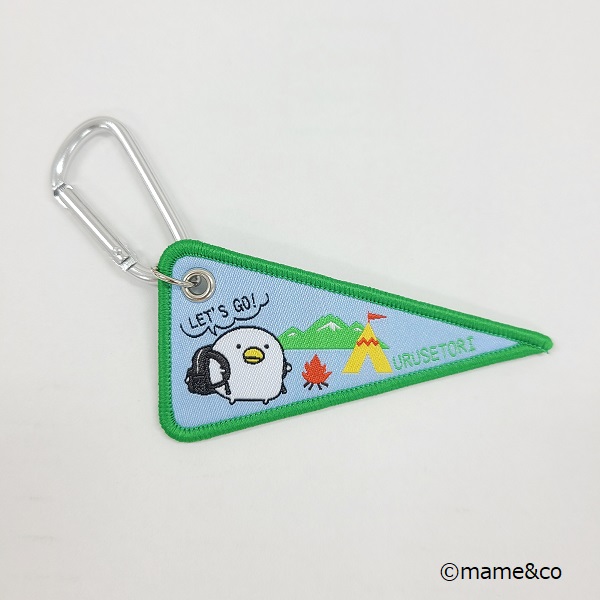 うるせぇトリ フラッグキーホルダー トリ