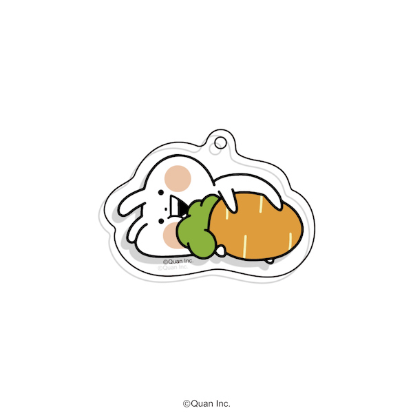 【うさぎゅーん！】ダイカットアクリルキーホルダーD
