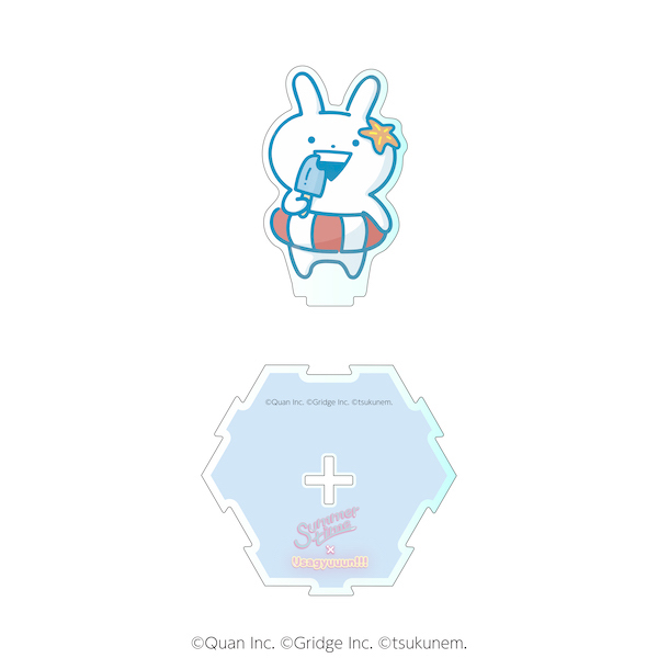 【うさぎゅーん! × summertime】ダイカットアクリルスタンドC