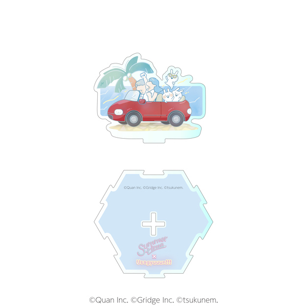 【うさぎゅーん！ × summertime】ダイカットアクリルスタンドD