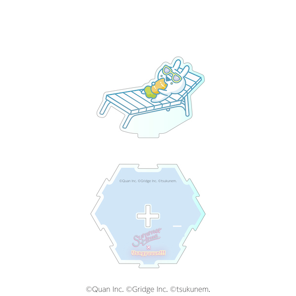 【うさぎゅーん！ × summertime】ダイカットアクリルスタンドF