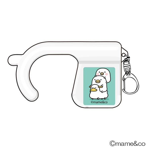 うるせぇトリ　ノータッチチャーム（おまるホワイト）
