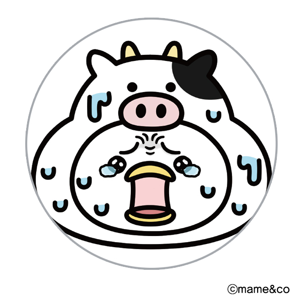 まめこーちゃんねる缶バッジH