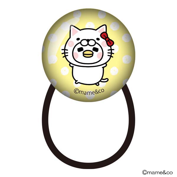 うるせぇトリ　ガラスヘアゴム　ねこ 4580560328951