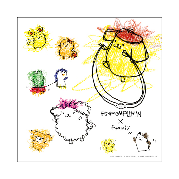【POMPOMPURIN×Foomiy】　パケッタオル